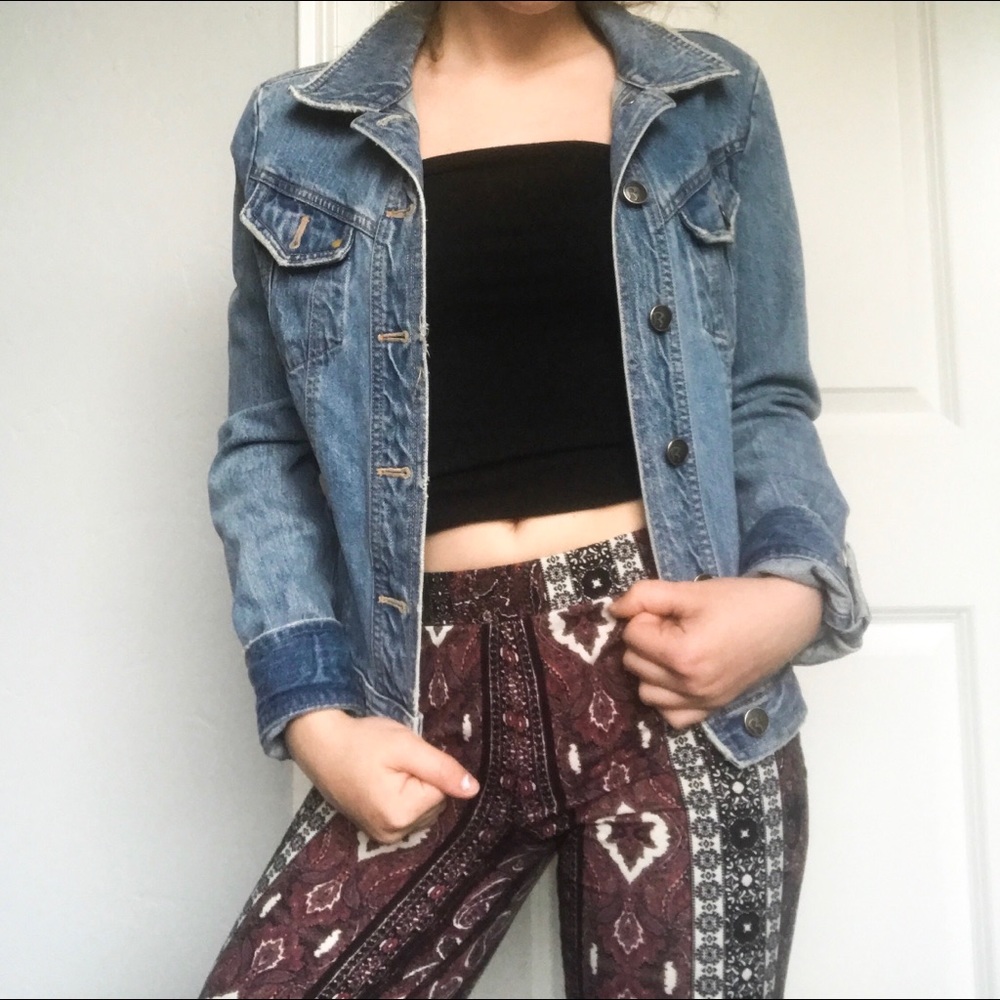 rubbish jean jacket